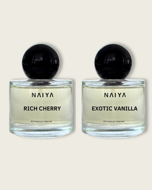 Rich Cherry & Exotic Vanilla – Körsbär möter Vanilj Layering Duo